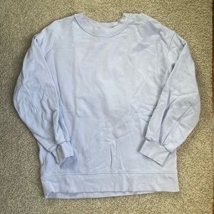 Lululemon periwinkle oversized crewneck
